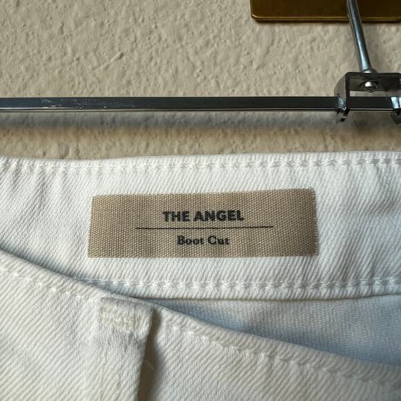 AG Adriano Goldschmied The Angel Bootcut Jeans in White Size 29 - Picture 5 of 6